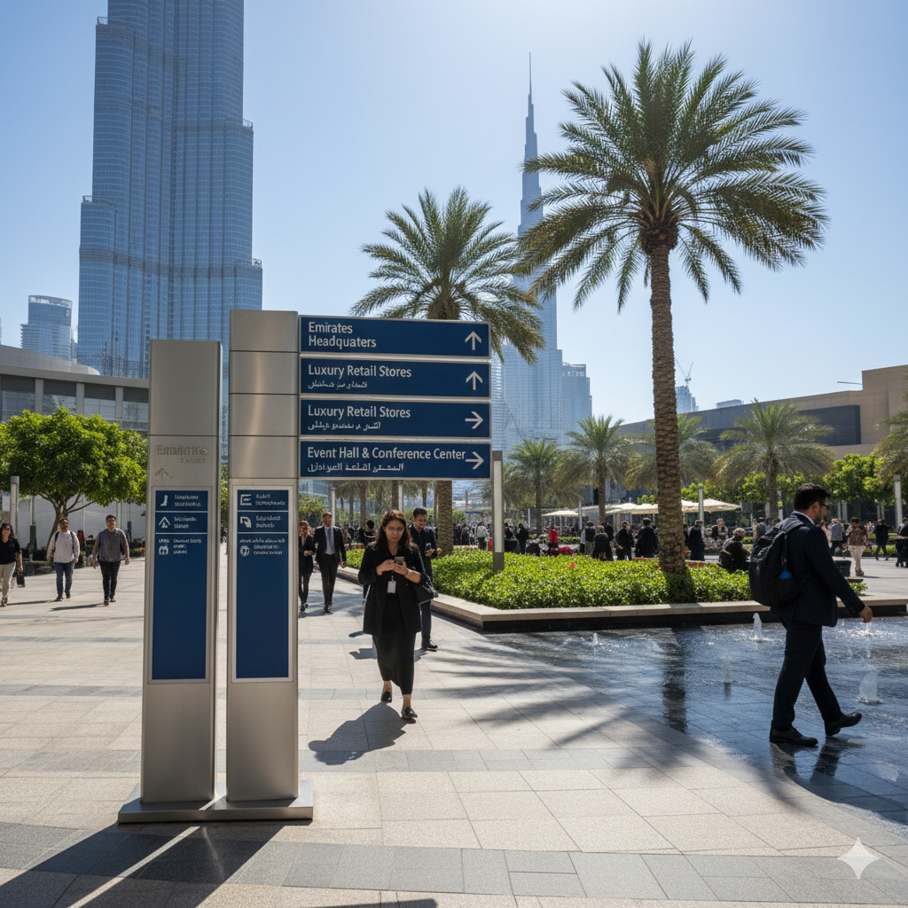 Directional and Wayfinding Signs